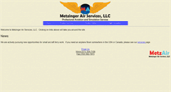 Desktop Screenshot of metzair.com