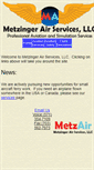Mobile Screenshot of metzair.com